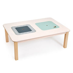 Masuta pentu joaca dreptunghiulara, din lemn premium - Play Table - Tender Leaf Toys - Publisol.ro