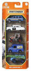Matchbox set 5 masinute metalice mbx countryside ii scara 1:64, Mattel - Publisol.ro