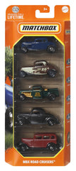 Matchbox set 5 masinute metalice mbx road cruisers scara 1:64, Mattel - Publisol.ro