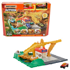 Matchbox set action drivers canionul cu sunete si lumini, Mattel - Publisol.ro