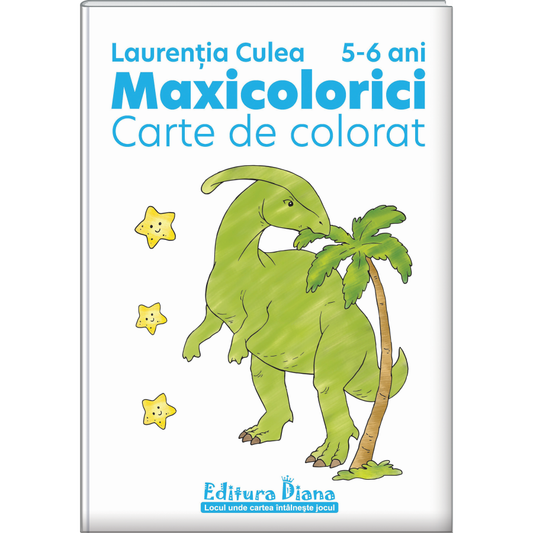 Maxicolorici - carte de colorat 5-6 ani, de Laurentia Culea