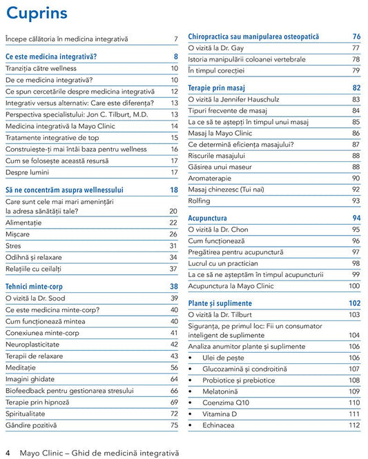 Mayo Clinic. Ghid de medicina integrativa, de Brent A. Bauer, M.D. - Publisol.ro