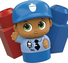 Mega bloks first builders vehicul peter police, Mattel - Publisol.ro