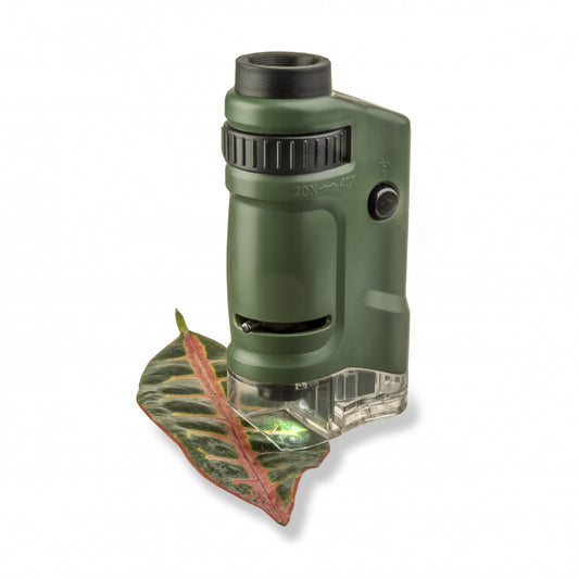 Microscop de buzunar cu LED, marire 20x-40x, MicroBrite - Carson