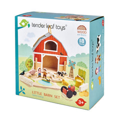 Micul hambar, din lemn premium - Little Barn - 18 piese - Tender Leaf Toys - Publisol.ro