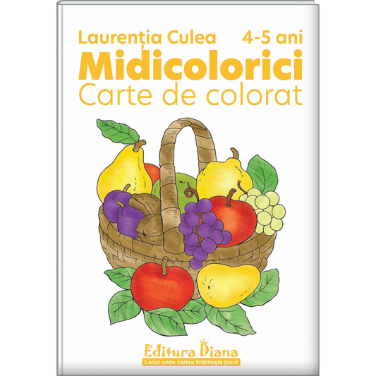 Midicolorici - carte de colorat 4-5 ani, de Laurentia Culea