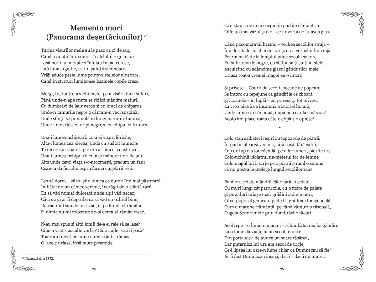 Mihai Eminescu. Poezii postume, de Mihai Eminescu - Publisol.ro