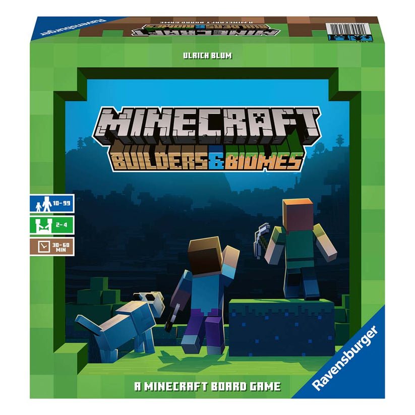 Minecraft Builders & Biomes, joc de societate Ravensburger, Ravensburger - Publisol.ro