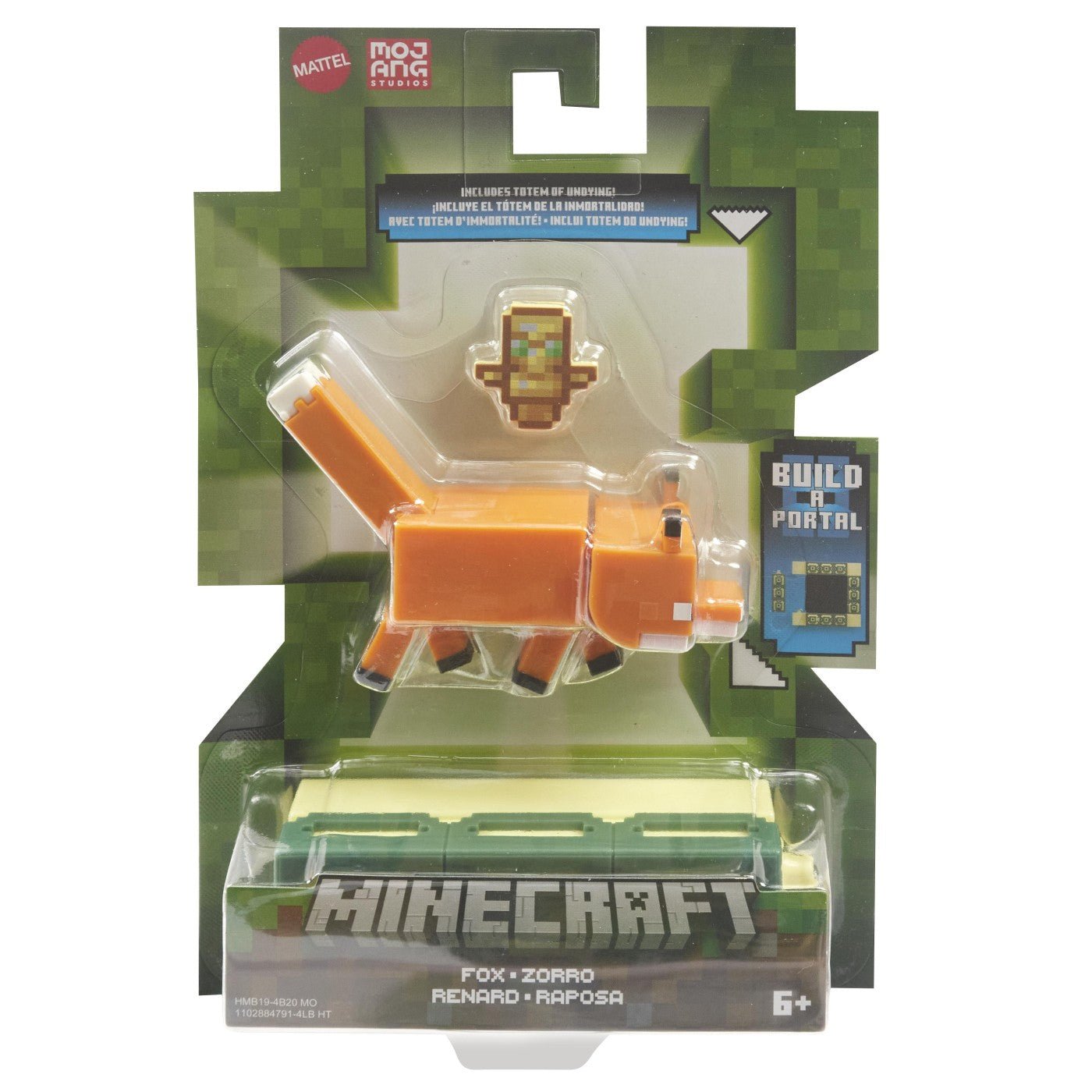 Minecraft craft a block figurina stronghold fox 8cm, Mattel - Publisol.ro