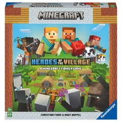Minecraft Heroes of the Village, joc de societate pentru copii de la 7 ani, multilingv incl. RO, Ravensburger - Publisol.ro