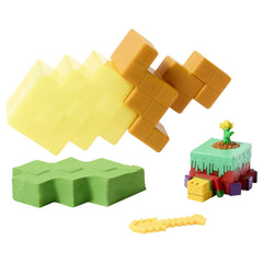 Minecraft mini mode set explorare miniera galben, Mattel - Publisol.ro