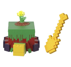 Minecraft mini mode set explorare miniera galben, Mattel - Publisol.ro