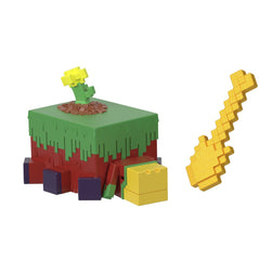 Minecraft mini mode set explorare miniera galben, Mattel - Publisol.ro