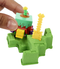 Minecraft mini mode set explorare miniera galben, Mattel - Publisol.ro