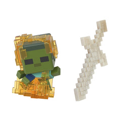 Minecraft mini mode set explorare miniera gri si alb, Mattel - Publisol.ro