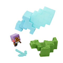 Minecraft mini mode set explorare miniera turquoise, Mattel - Publisol.ro