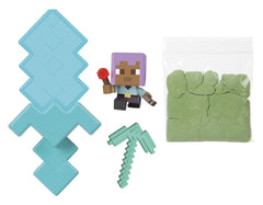 Minecraft mini mode set explorare miniera turquoise, Mattel - Publisol.ro