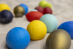 Minge de fotbal mini, diametru 10 cm - Gerardo Toys