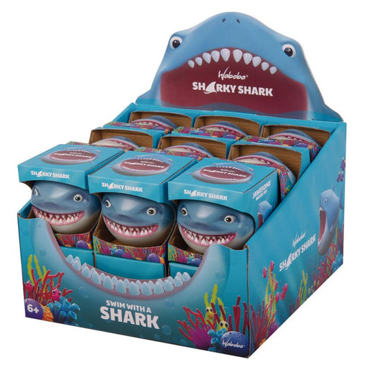 Minge rechin saritoare pe apa pentru copii - Waboba Sharky Shark Ball, Waboba - Publisol.ro