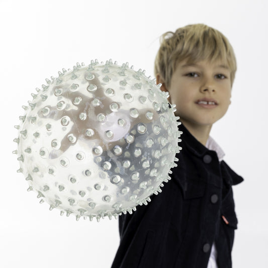 Minge saltareata - Spiky Mega Bouncer, diametru 17 cm, in cutie - Gerardo Toys