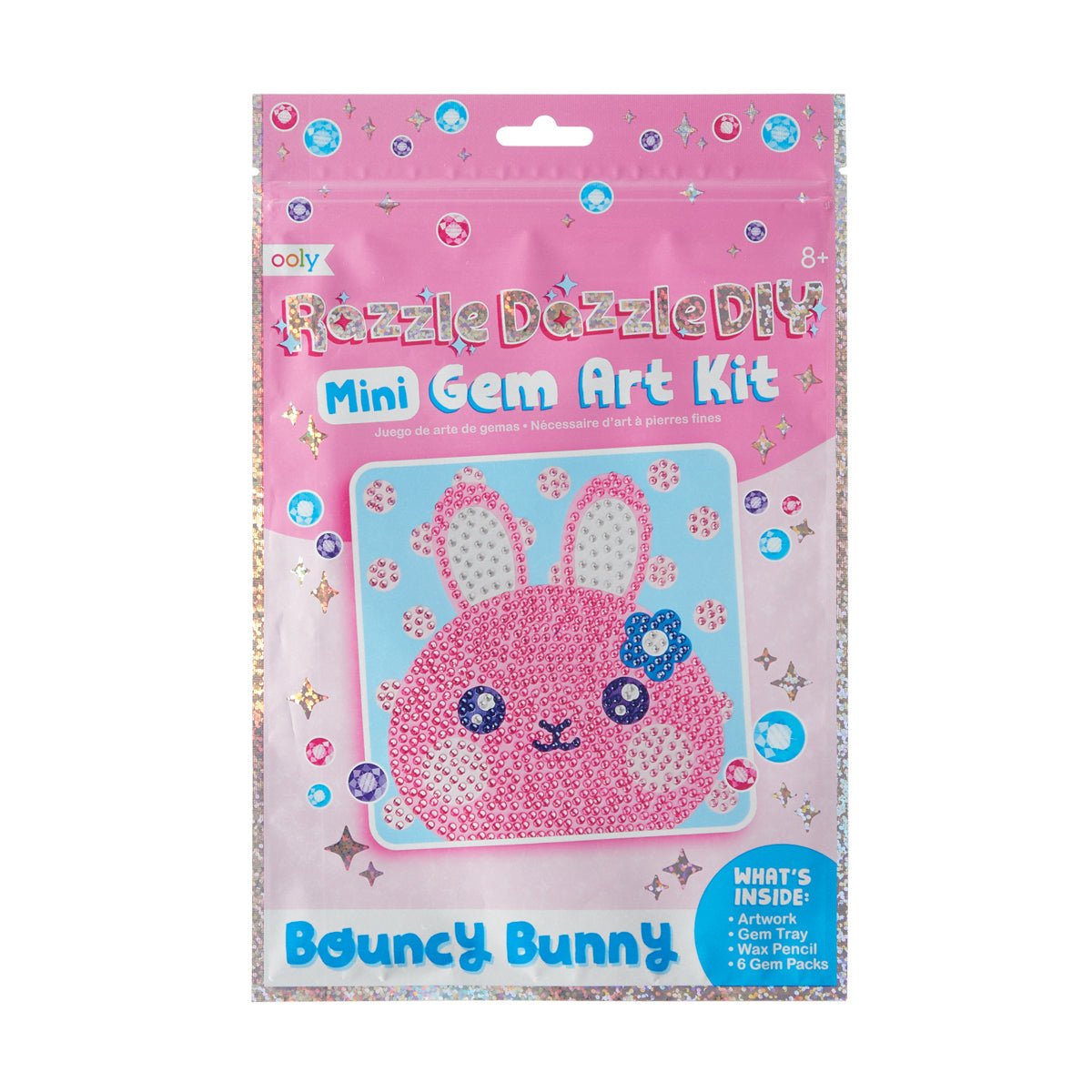 Mini Atelier creativ DIY cu diamante - Bouncy Bunny - Ooly - Publisol.ro