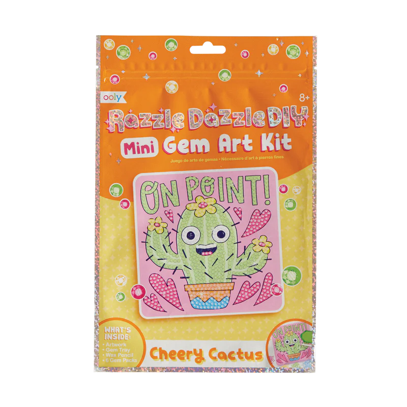 Mini Atelier creativ DIY cu diamante - Cheery Cactus - Ooly - Publisol.ro