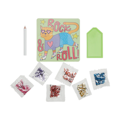 Mini Atelier creativ DIY cu diamante - Rolling Rocker - Ooly