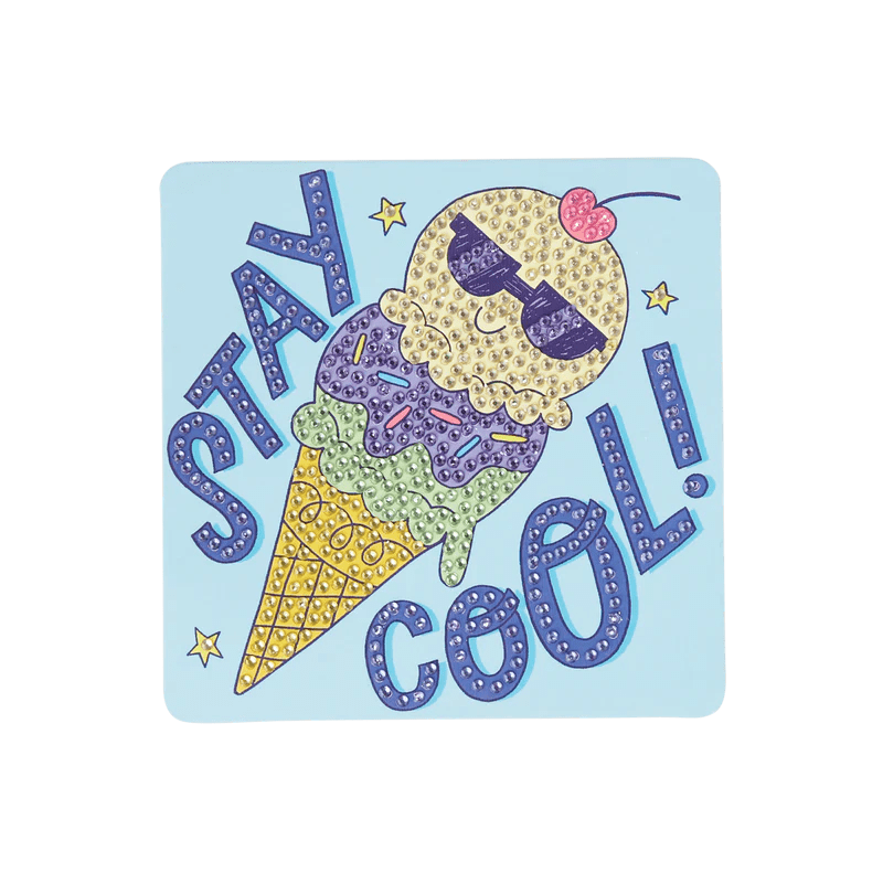 Mini Atelier creativ DIY cu diamante - Cool Icecream - Ooly - Publisol.ro