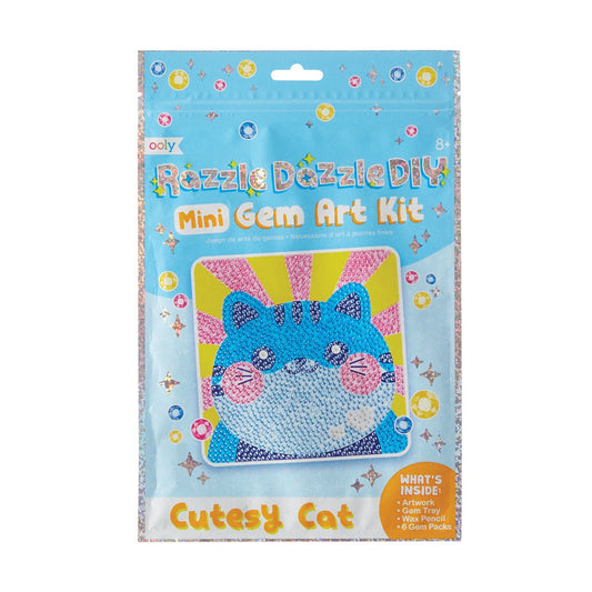 Mini Atelier creativ DIY cu diamante - Cutesy Cat - Ooly - Publisol.ro