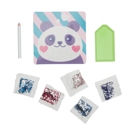 Mini Atelier creativ DIY cu diamante - Pretty Panda - Ooly