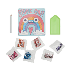 Mini Atelier creativ DIY cu diamante - Rad Rainbow - Ooly