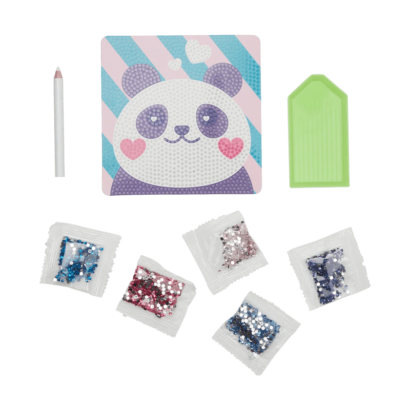 Mini Atelier creativ DIY cu diamante - Pretty Panda - Ooly - Publisol.ro
