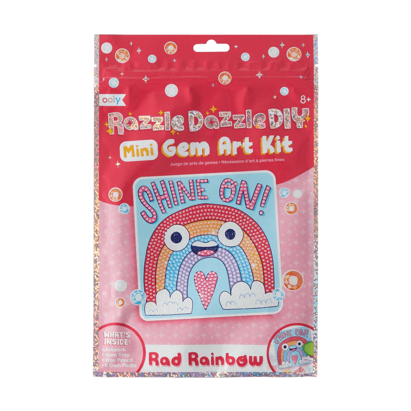 Mini Atelier creativ DIY cu diamante - Rad Rainbow - Ooly - Publisol.ro