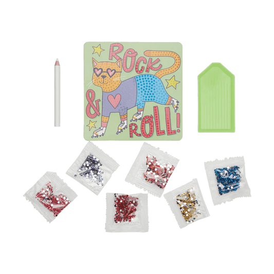 Mini Atelier creativ DIY cu diamante - Rolling Rocker - Ooly - Publisol.ro
