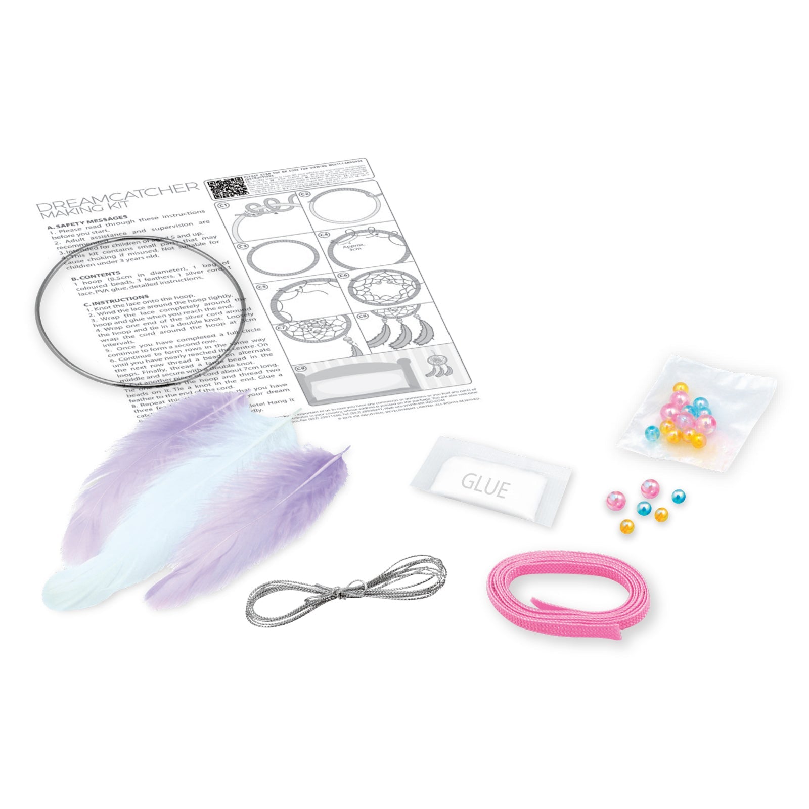 Mini set creativ - Dreamcatcher, LittleCraft - 4M - Publisol.ro
