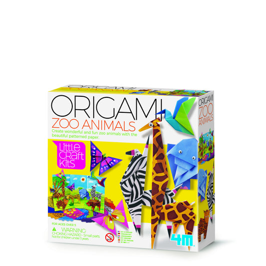 Mini set creativ - Origami Animale Zoo, LittleCraft - 4M