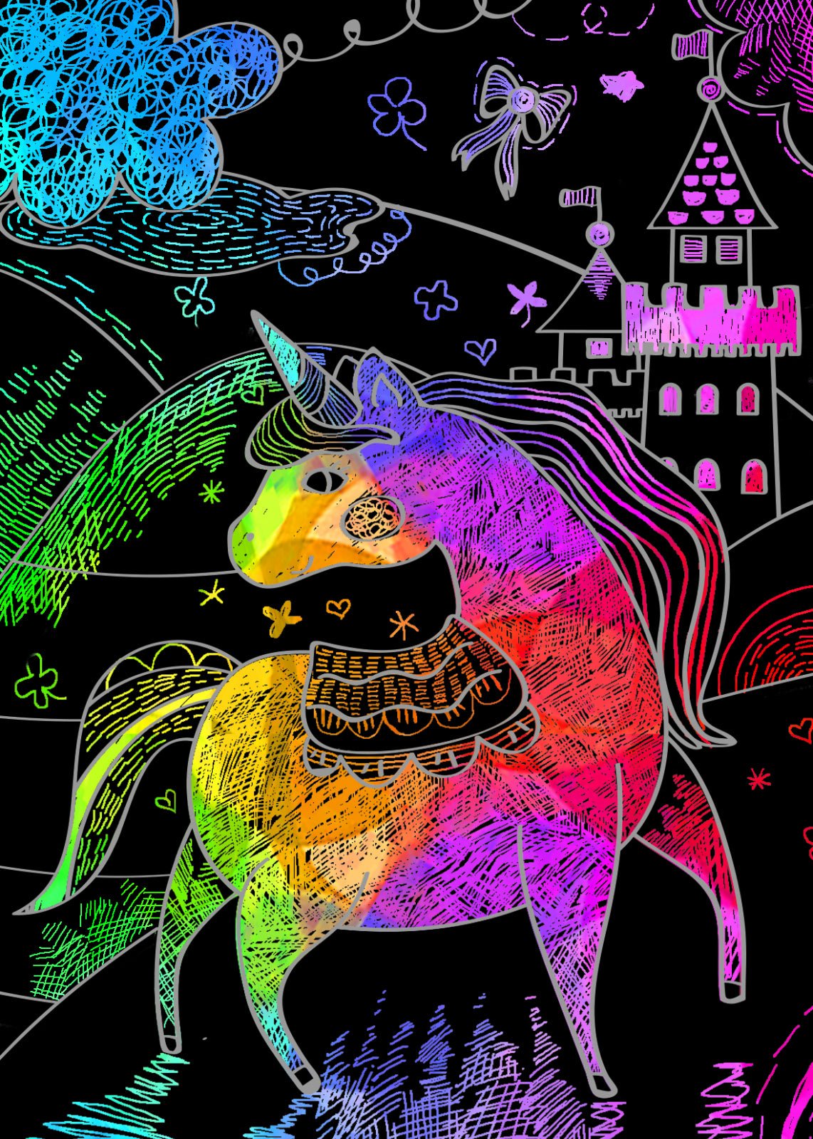 Mini set de razuit - Unicorni - Avenir - Publisol.ro