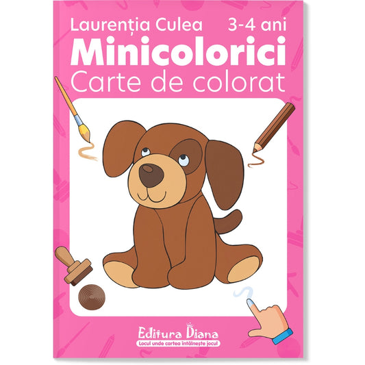 Minicolorici  - carte de colorat 3-4 ani, de Editura Diana