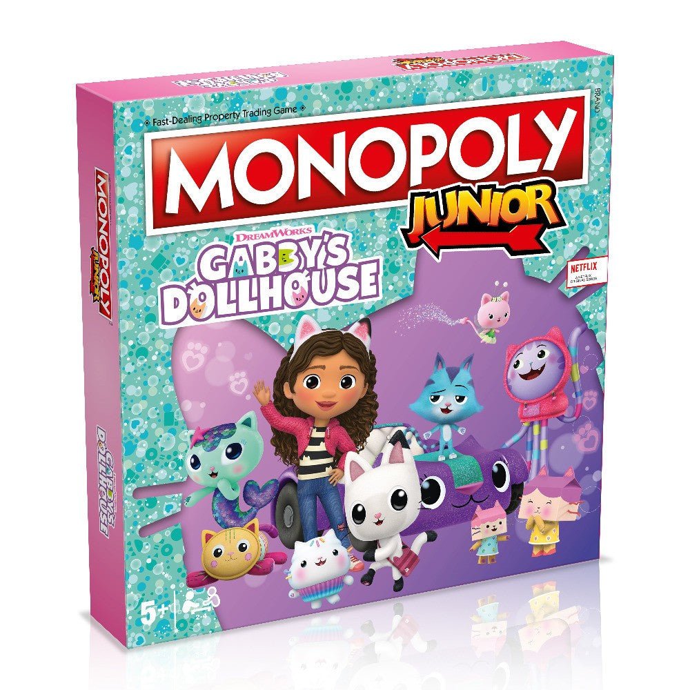 Monopoly joc monopoly junior gabbys dollhouse, Trefl - Publisol.ro