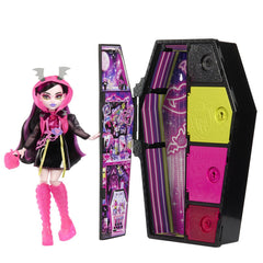 Monster high neon frights papusa draculaura, Mattel - Publisol.ro