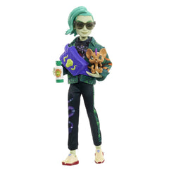 Monster high papusa deuce gordon cu animalut si accesorii, Mattel - Publisol.ro