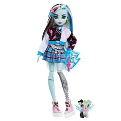 Monster high papusa frankie stein cu animalut si accesorii, Mattel - Publisol.ro