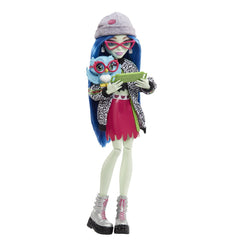 Monster high papusa ghoulia yelps cu animalut si accesorii, Mattel - Publisol.ro