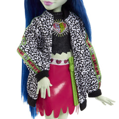 Monster high papusa ghoulia yelps cu animalut si accesorii, Mattel - Publisol.ro