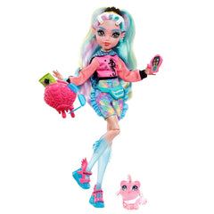 Monster high papusa lagoona blue cu animalut si accesorii, Mattel - Publisol.ro