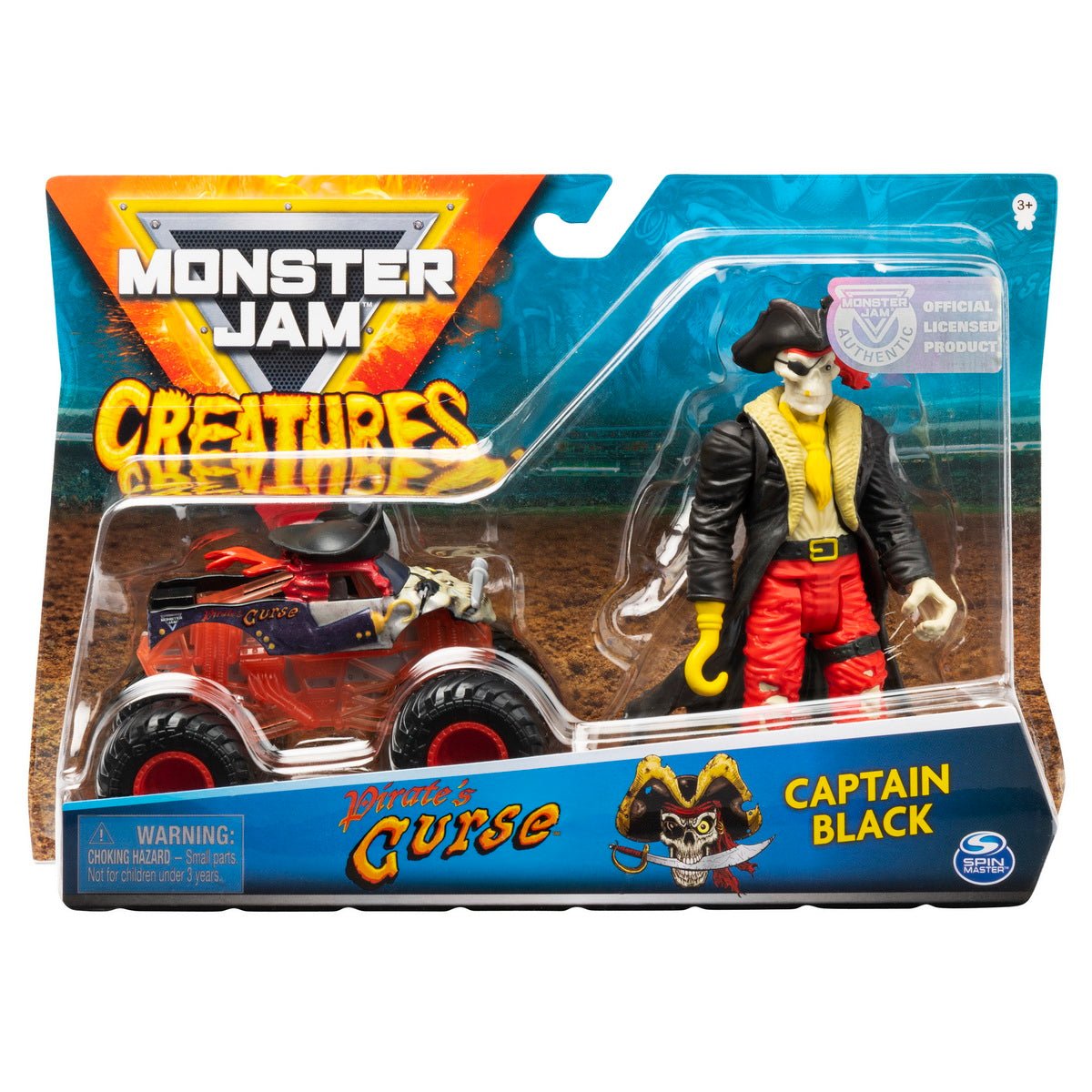 Monster jam macheta Blestemul piratilor si Capitanul negru - Publisol.ro