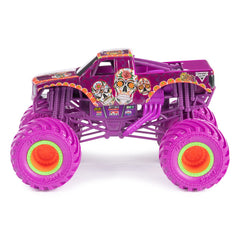 Monster jam masinuta metalica calavera scara 1:24, Spin Master - Publisol.ro