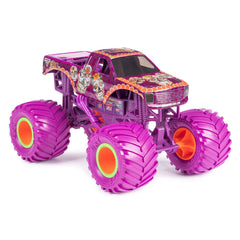 Monster jam masinuta metalica calavera scara 1:24, Spin Master - Publisol.ro