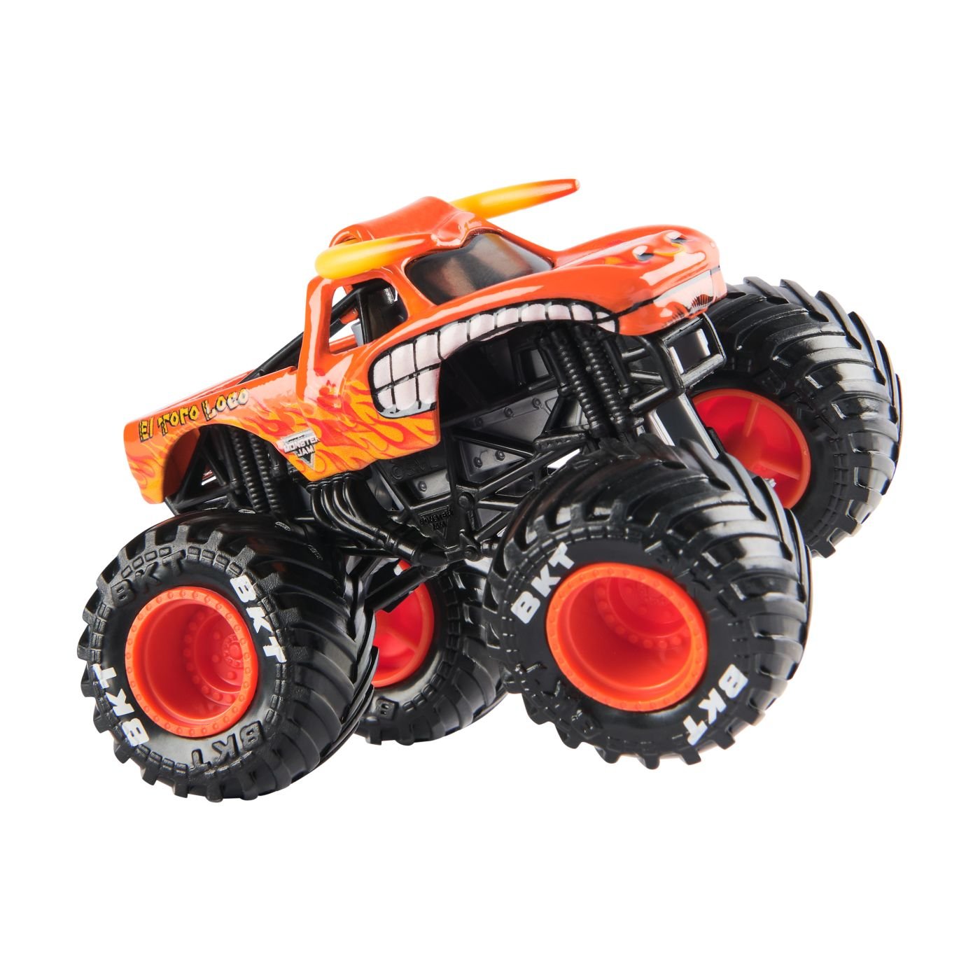 Monster jam masinuta metalica El Toro Loco scara 1 la 64 - Publisol.ro