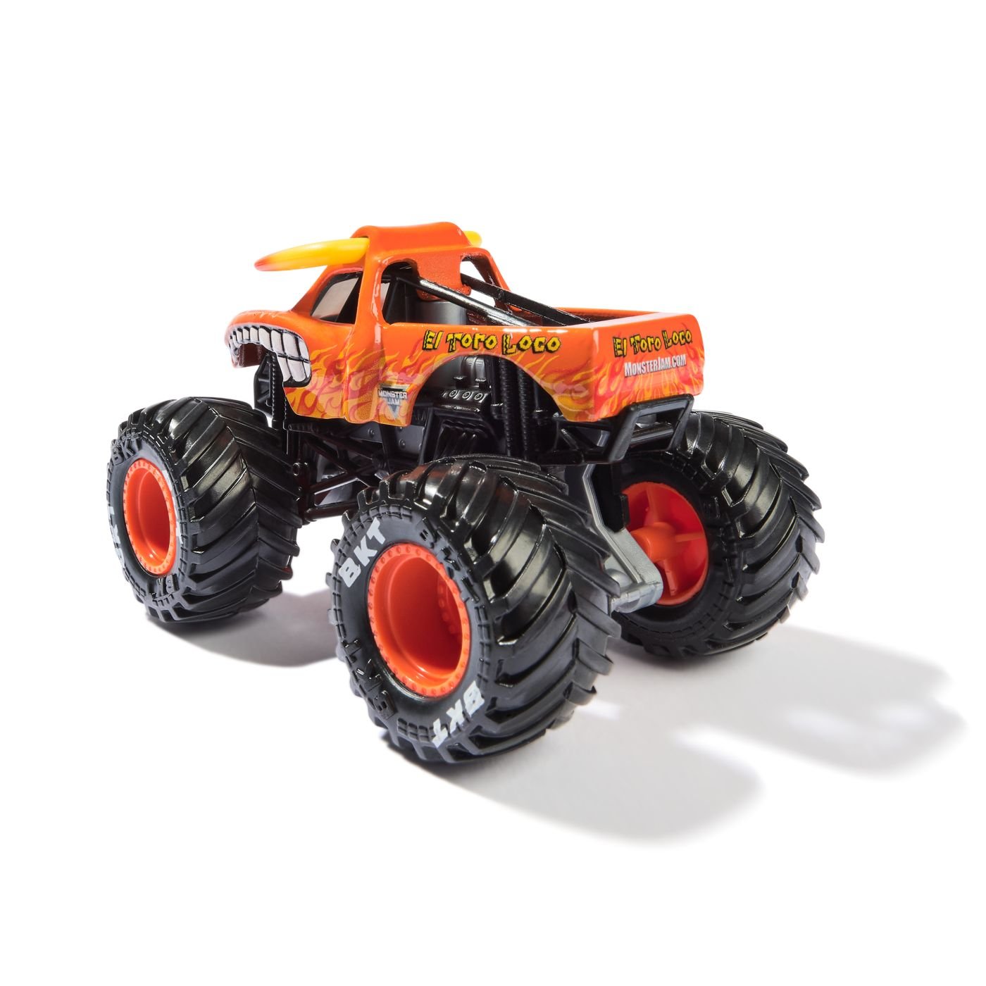 Monster jam masinuta metalica El Toro Loco scara 1 la 64 - Publisol.ro